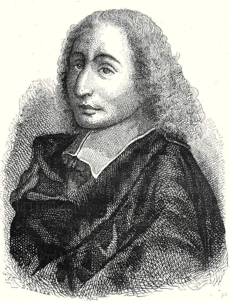 Detail of Blaise Pascal by Anonymous
