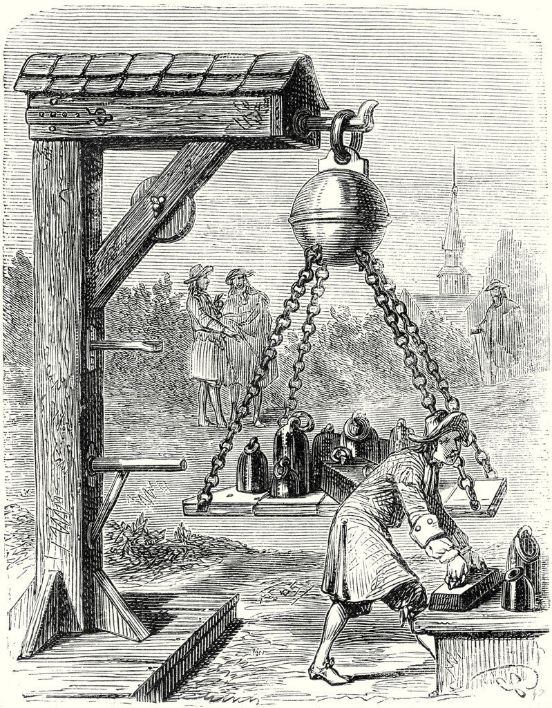 Detail of The Hemispheres of Magdeburg by Anonymous