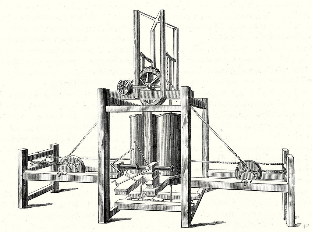 Detail of Mechanism of Miller Taylor and Symington's Steamboat's Engine by Anonymous