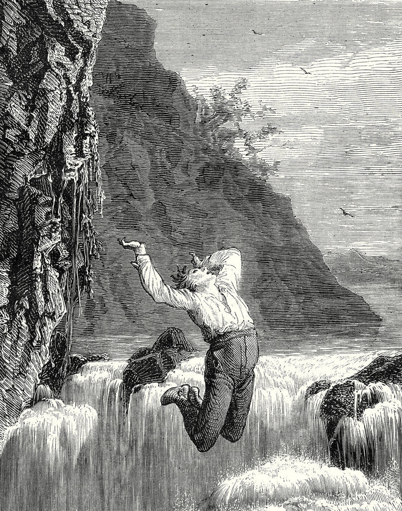 Detail of John Fitch First Inventor of Steamboats in America Plunges to His Death in Philadelphia by Anonymous