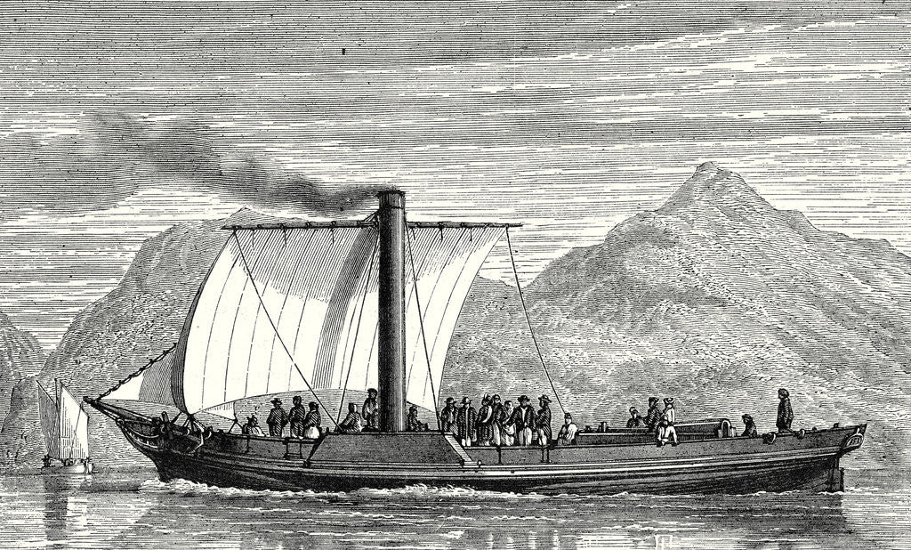 Detail of The 'Comet' the First English Steamboat Built by Henry Bell in 1812 by Anonymous