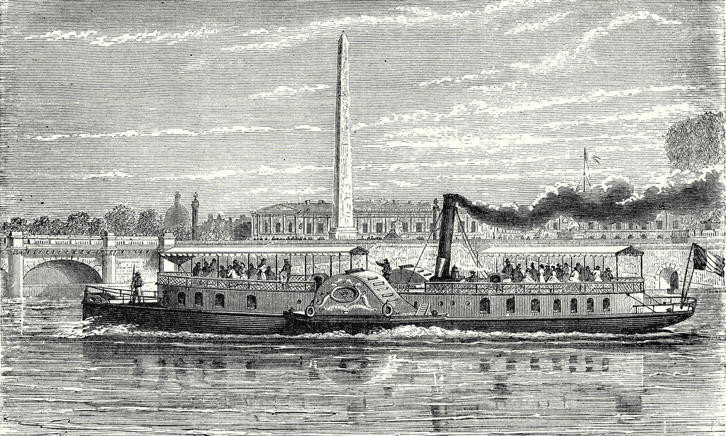 Detail of Steamboat Intended to Serve As a Ferry Service on the Seine During the Universal Exposition 1867 (Model with Impellers) by Anonymous