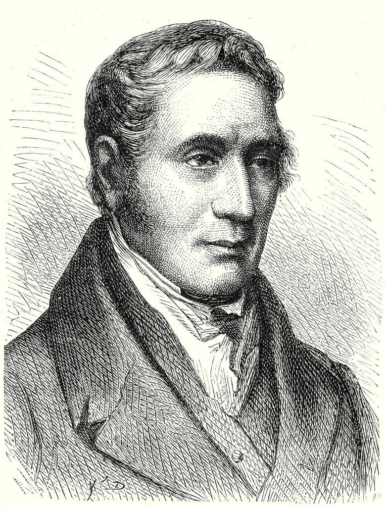 Detail of George Stephenson by Anonymous