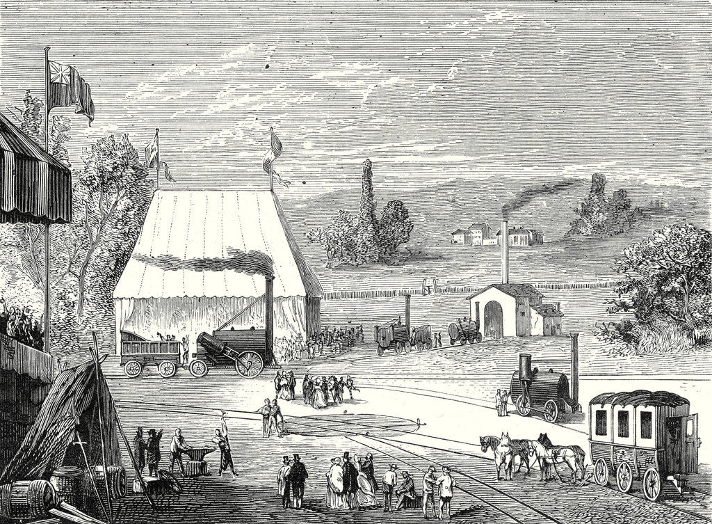 Detail of The Locomotive Contest in Liverpool in October 1829 by Anonymous