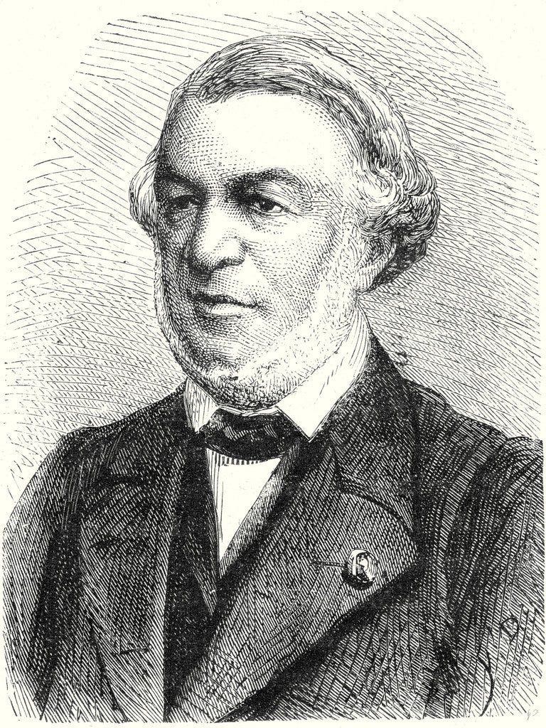 Detail of Eugène Flachat by Anonymous