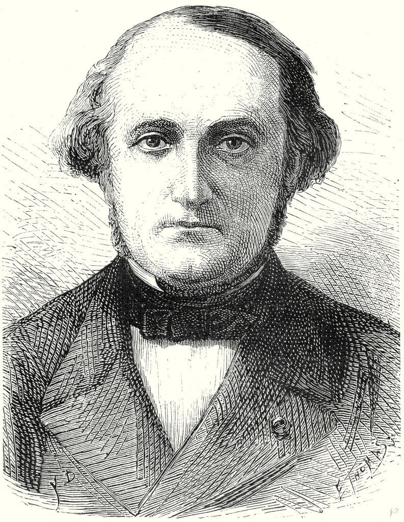 Detail of Frédéric Sauvage Director of the Eastern Railway by Anonymous