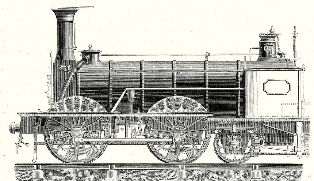 Detail of Mixed-Traffic Locomotive by Anonymous