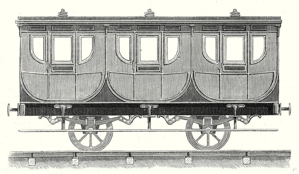 Detail of First-Class Wagon by Anonymous