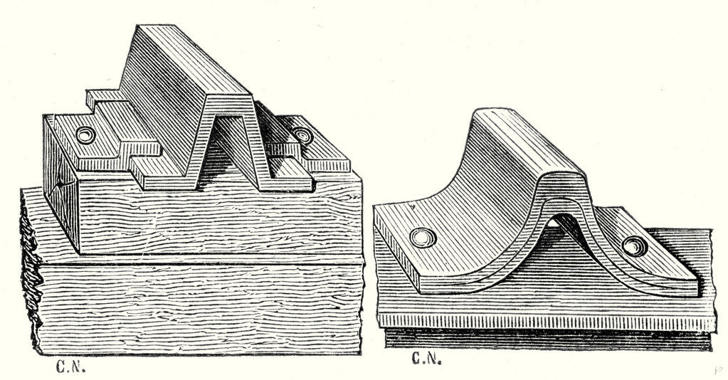 Detail of Brunel's Rail and Barlow's Rail by Anonymous