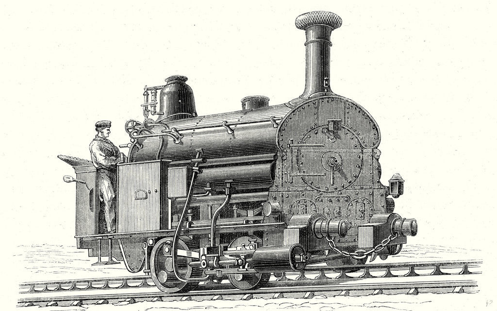 Detail of Fell's Locomotive for the 'Rail Central' Railway by Anonymous
