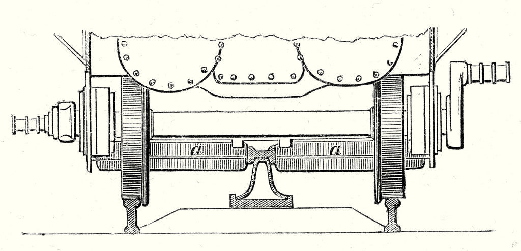 Detail of Cross Section of the Rails of the Mont Cenis Railway by Anonymous