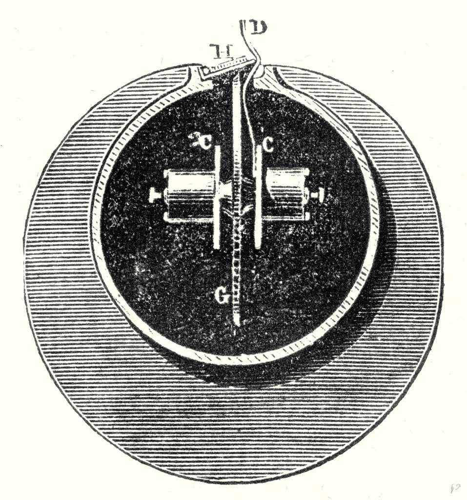 Detail of Cross Section of the Interior of the Atmospheric Tube by Anonymous