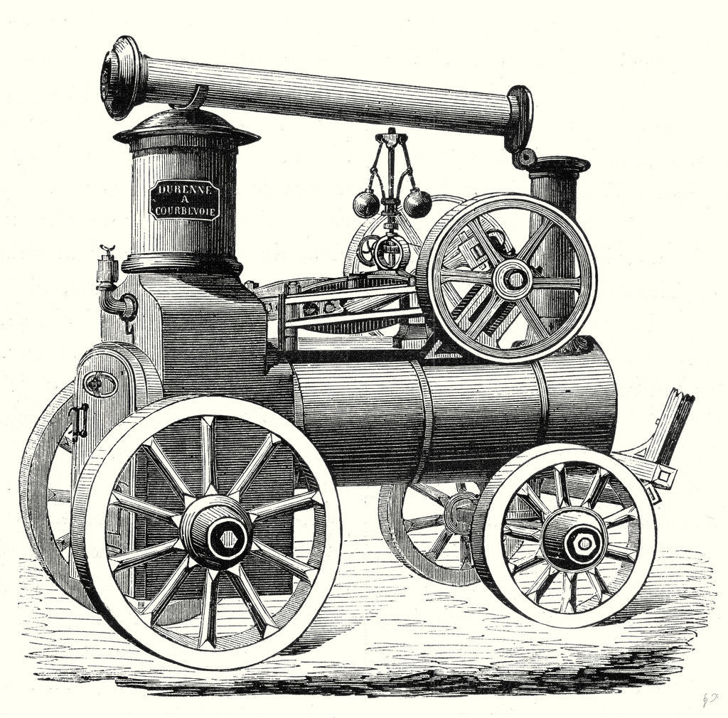 Detail of M. Durenne's Traction Engine by Anonymous