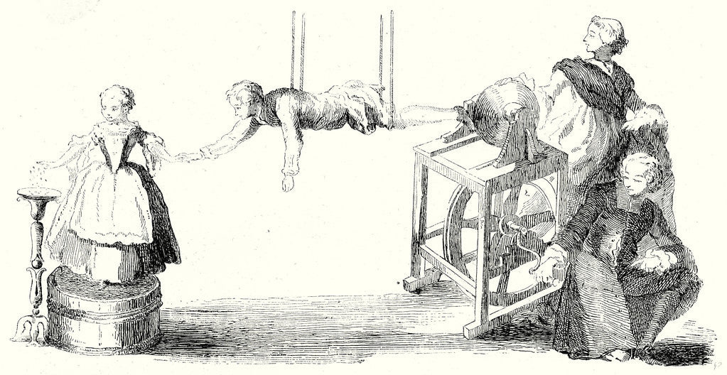 Detail of Hausen's Electric Machine by Anonymous