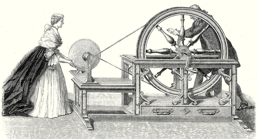 Detail of The Abbé Nollet's Electric Machine (1747) by Anonymous