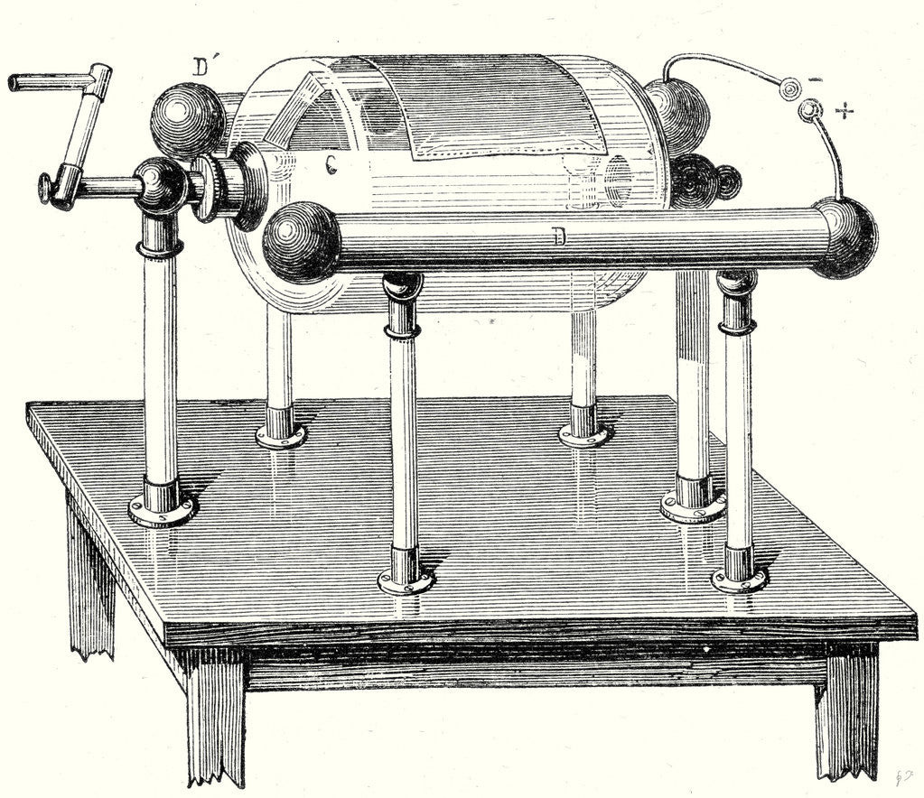 Detail of Nairne's Electrical Machine (1782) by Anonymous
