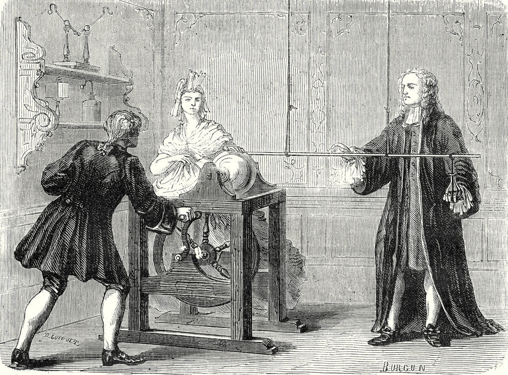 Detail of Experiment Conducted in Leiden by Musschenbroek on 20 April 1746 by Anonymous