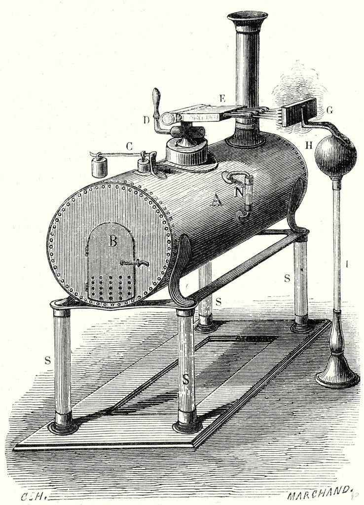 Detail of Armstrong's Electric Machine by Anonymous