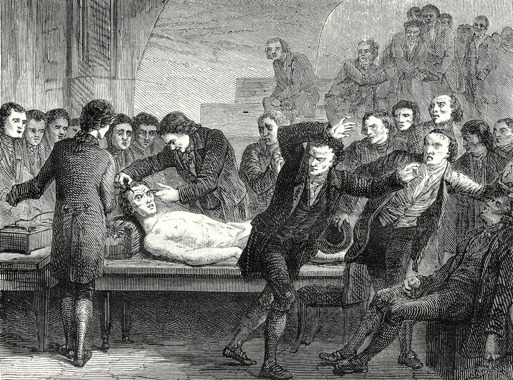 Detail of Doctor Ure Galvanizing the Body of the Assassin Clysdale by Anonymous