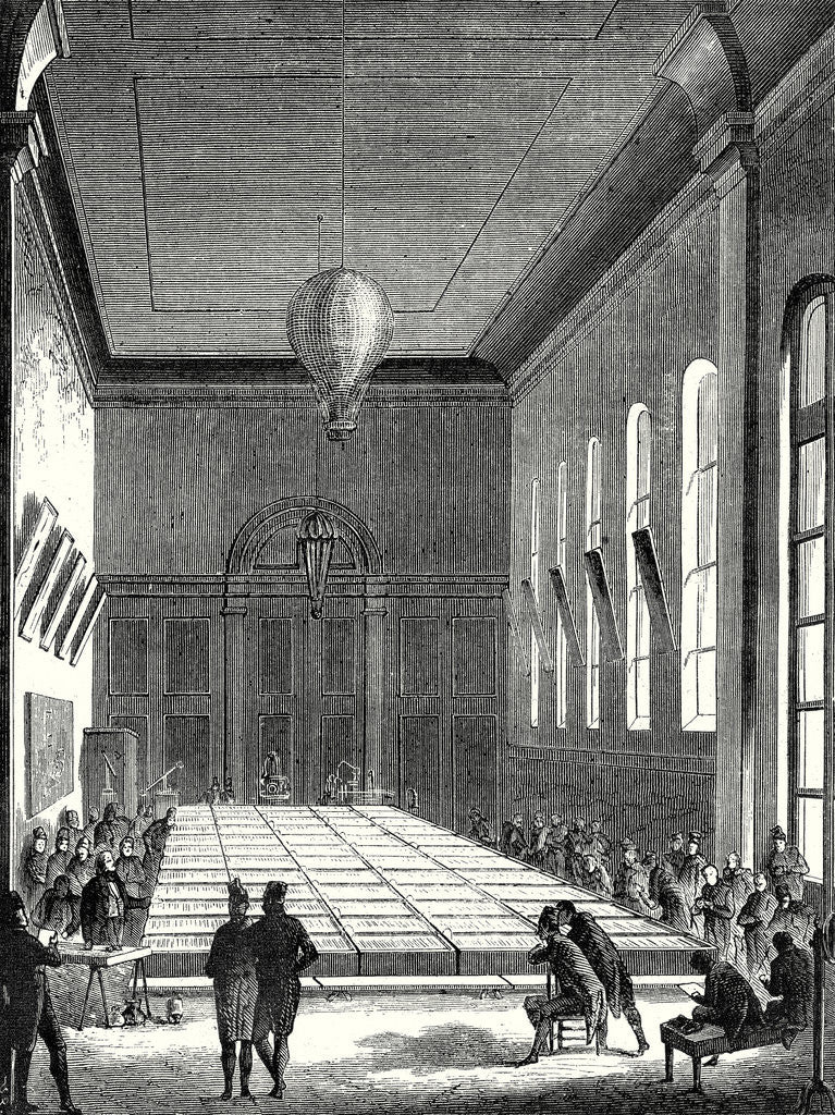 Detail of The Large Battery of the École Polytechnique by Anonymous