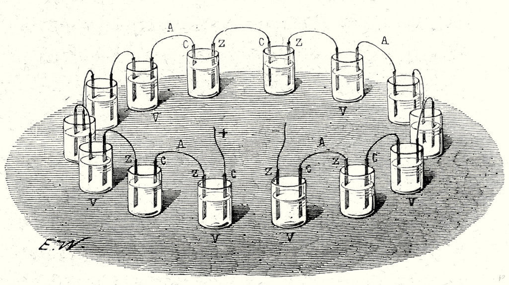 Detail of Crown Battery by Anonymous