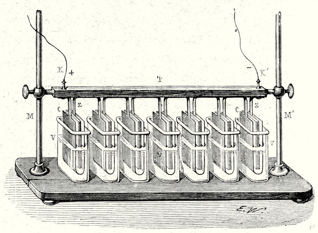 Detail of Wollaston's Battery in Action by Anonymous