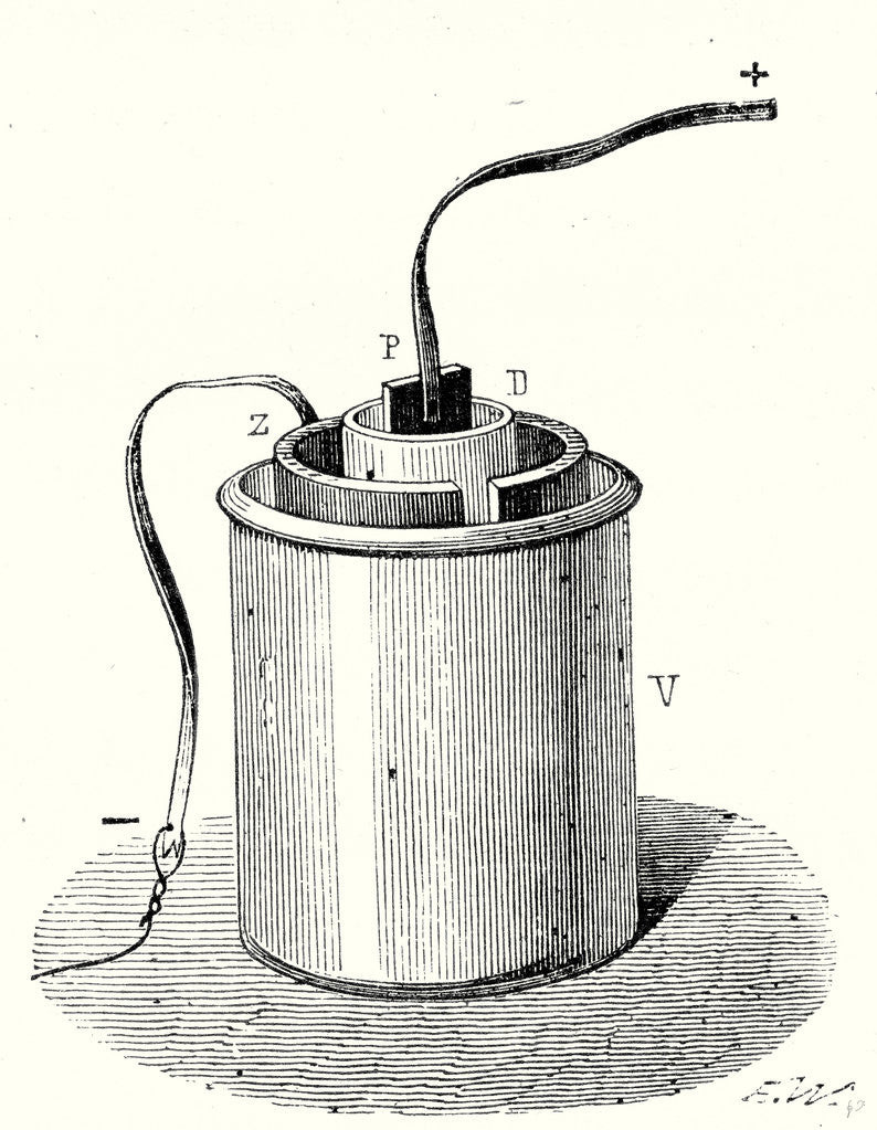 Detail of Part of Grove's Battery by Anonymous