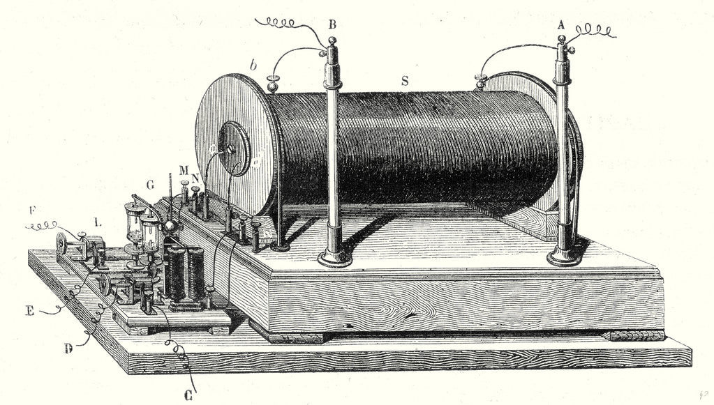 Detail of Ruhmkorff's Machine by Anonymous