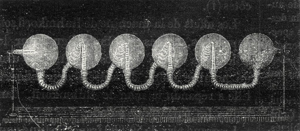 Detail of Geissler Tubes by Anonymous