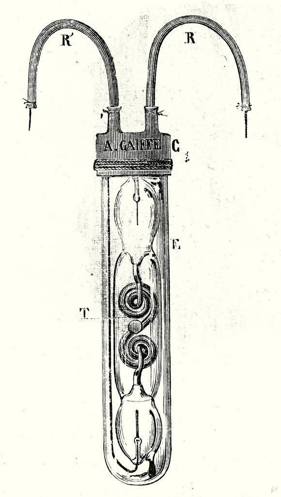 Detail of Electric Lantern of Miners by Anonymous