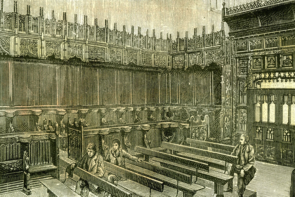 Detail of Aberdeen UK King's College Chapel 1885 by Anonymous