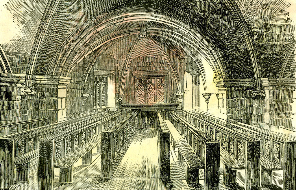 Detail of Aberdeen East Church the Crypt 1885 UK by Anonymous