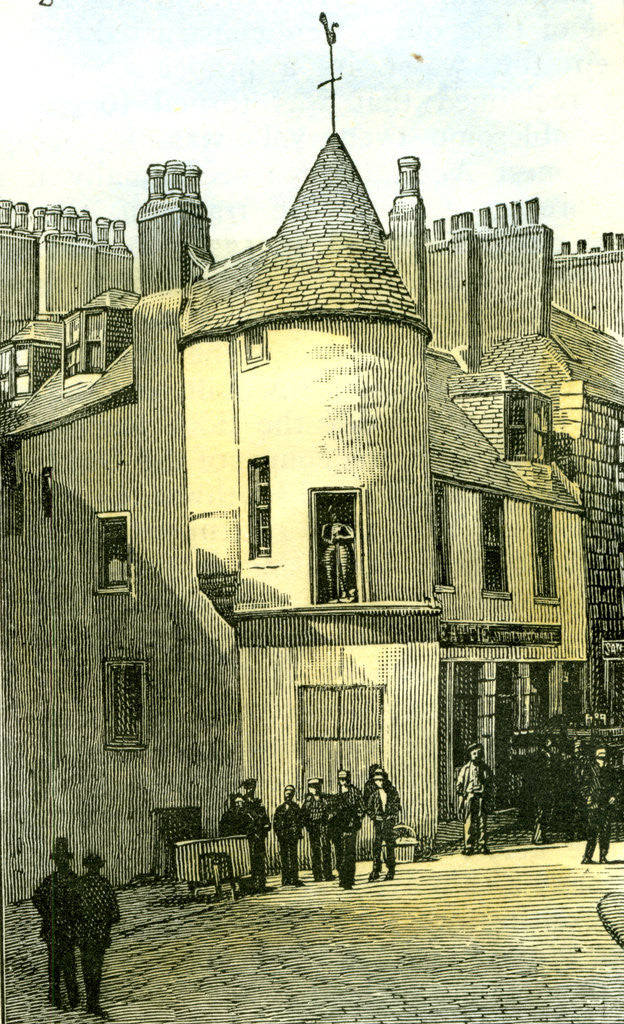 Detail of Aberdeen Wallace's Nook Nether Kirkgate 1885 UK by Anonymous