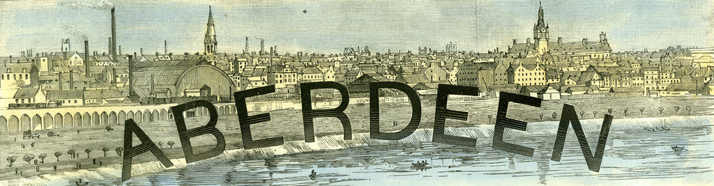 Detail of Aberdeen 1885 UK by Anonymous