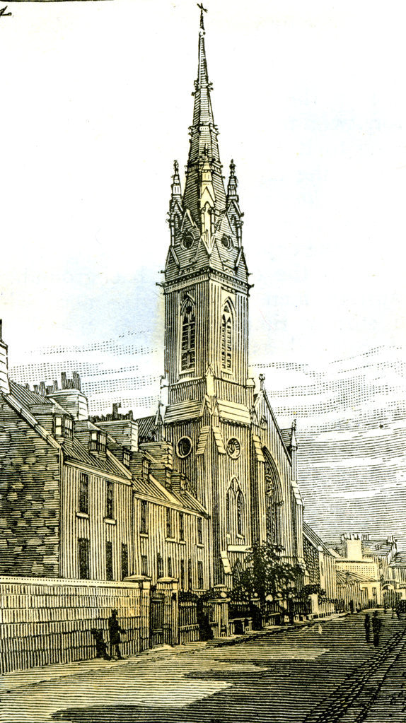 Detail of Aberdeen the Roman Catholic Cathedral 1885 UK by Anonymous