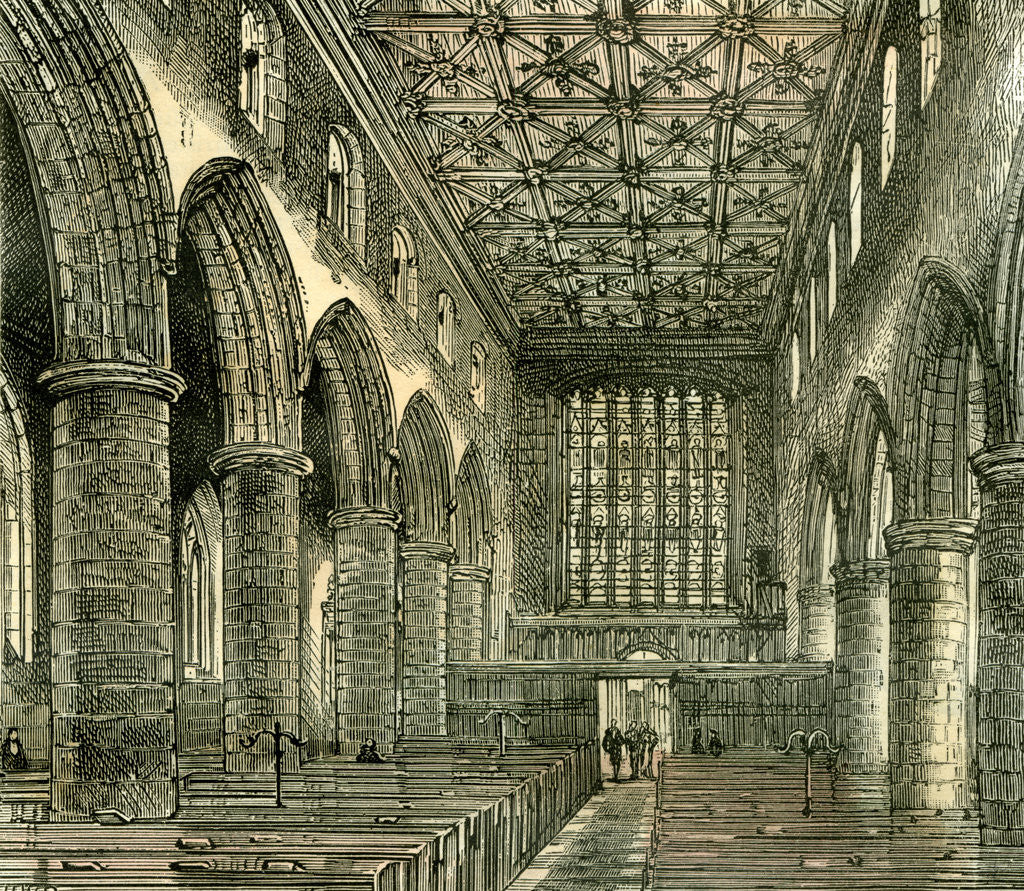 Detail of Aberdeen Old Machar Cathedral 1885 UK by Anonymous