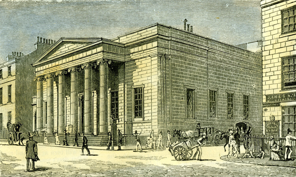 Detail of Aberdeen Music Hall Buildings 1885 UK by Anonymous