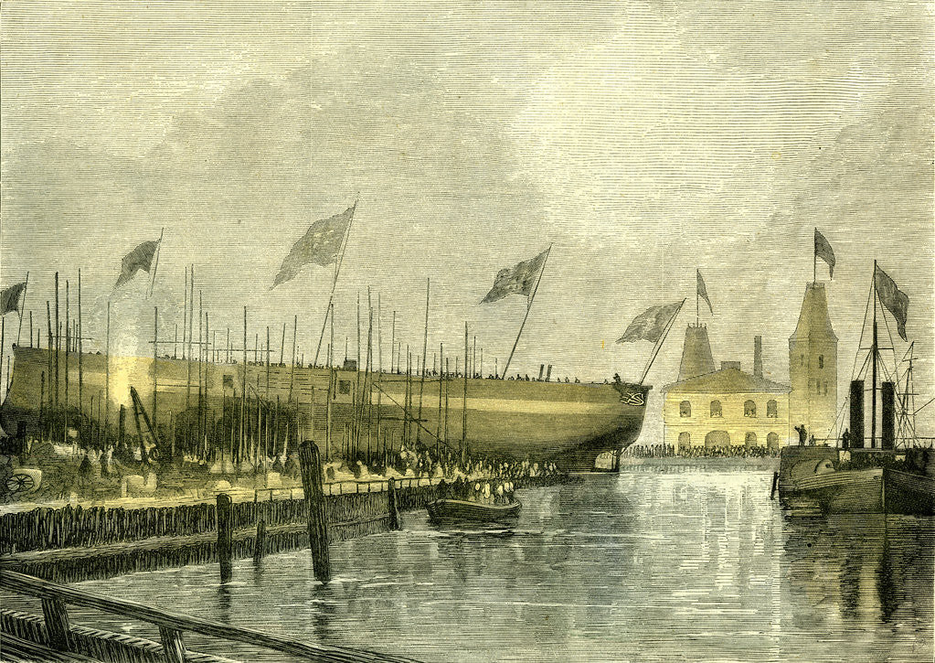 Detail of Blackwell London 1870 Launch of the Fethi Bulend UK by Anonymous