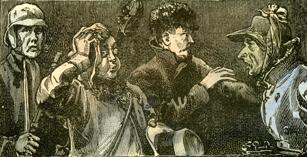 Detail of A Long Consultation 1892 by Anonymous