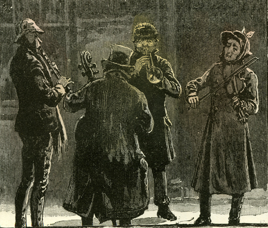 Detail of Returning from the Manor House 1892 by Anonymous