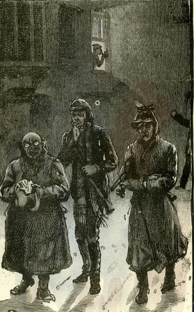 Detail of Returning from the Manor House 1892 by Anonymous