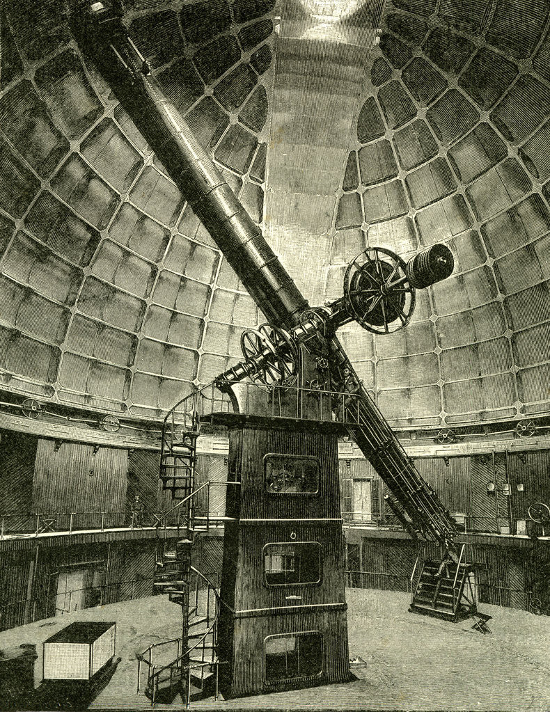 Detail of California the Largest Telescope in the World 1891 USA by Anonymous