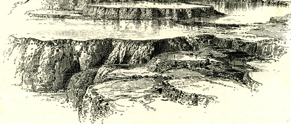 Detail of The Mammoth Hot Springs 1891 USA by Anonymous