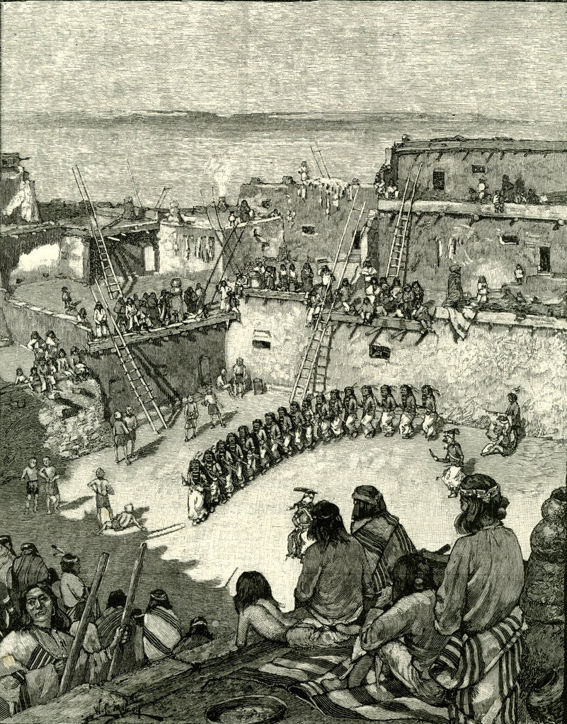 Detail of The Knife Dance 1891 USA by Anonymous