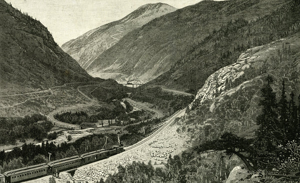 The Great Loop at Georgetown 1891 USA posters & prints by Anonymous