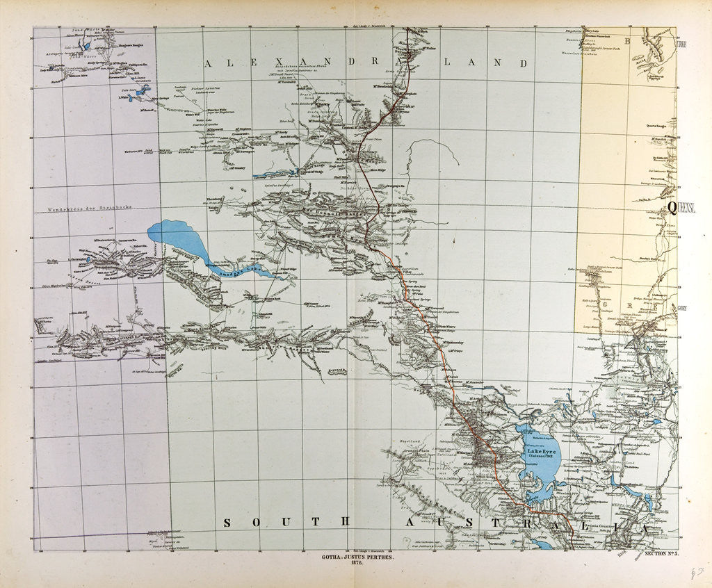 Detail of Australia Map by Anonymous