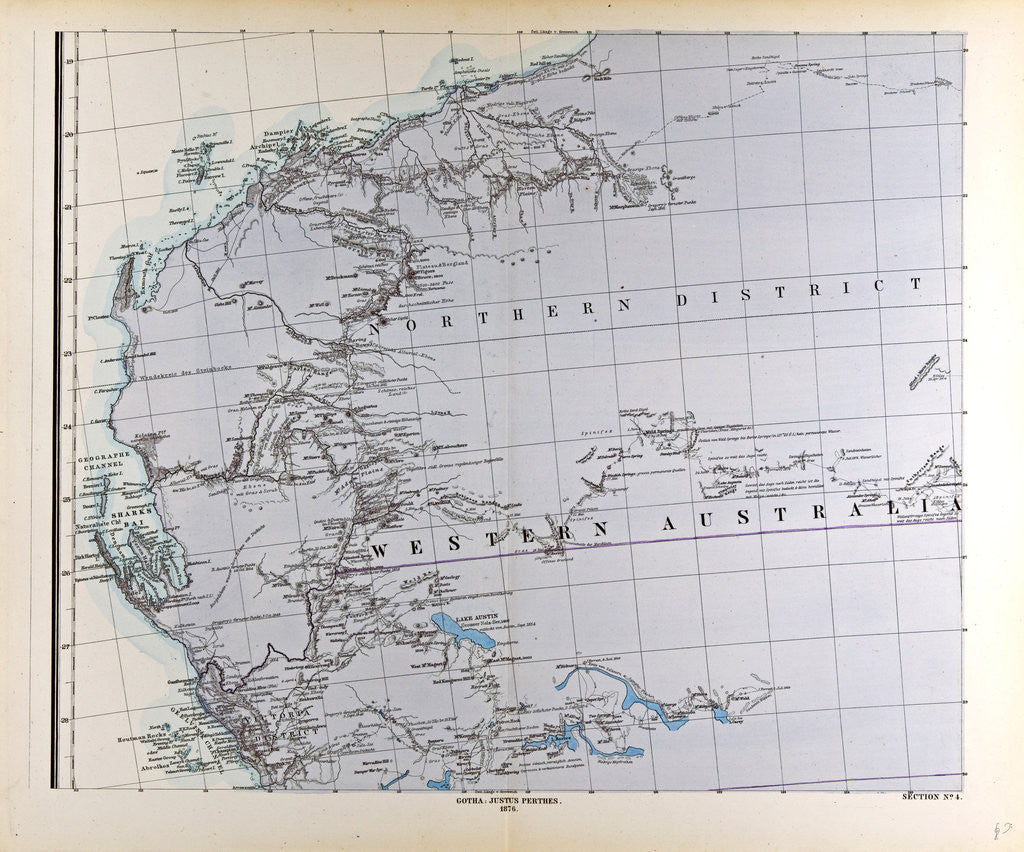 Detail of Australia Map by Anonymous