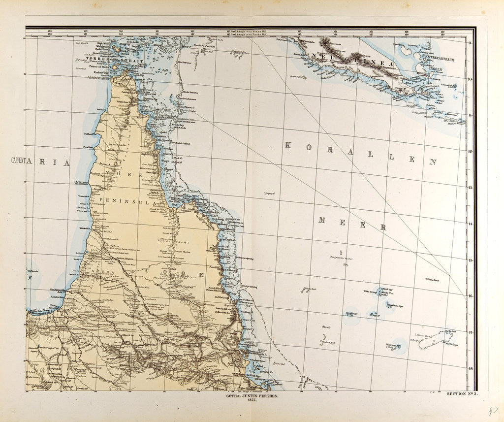 Detail of Australia Map by Anonymous