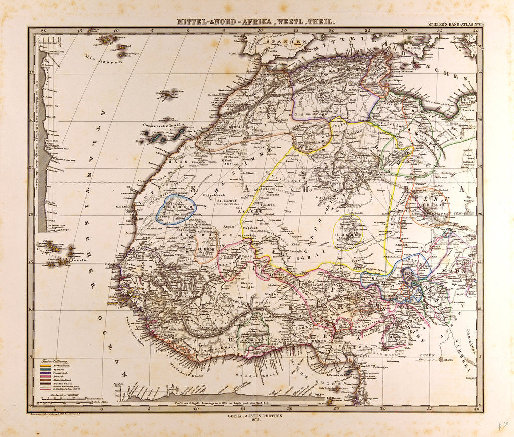 Detail of Africa Map by Anonymous