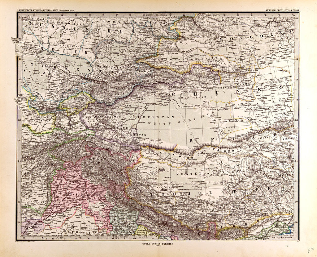 Detail of India Mongolia China by Anonymous